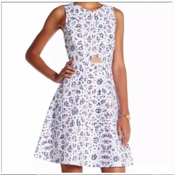 CeCe by Cynthia Steffe Eastyn Mosaic Dress - Picture 1 of 12